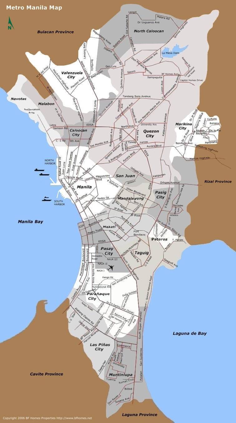 Street Map Of Manila